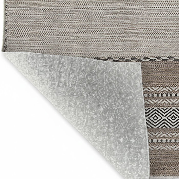 Conceptum Alfombra Woosonıl133 de Algodón, 50 x 80 cm, Beige, Marrón y Negro Conceptum Alfombra Woosonıl133 de Algodón, 50 x 80 cm, Beige, Marrón y Negro